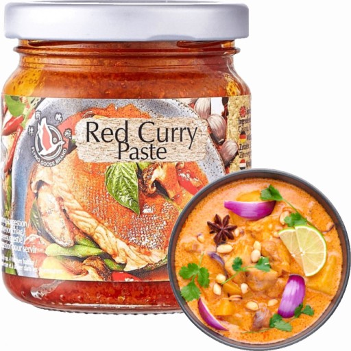 Thajská pasta Red Hot Curry 195g FGB