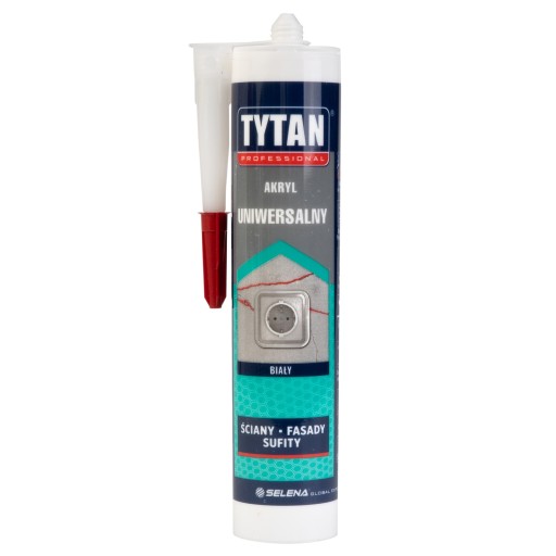 TITÁNOVÝ AKRYL UNIVERZÁLNY BIELY NA STENY, FASÁDY, STROPY 280ML 1KS