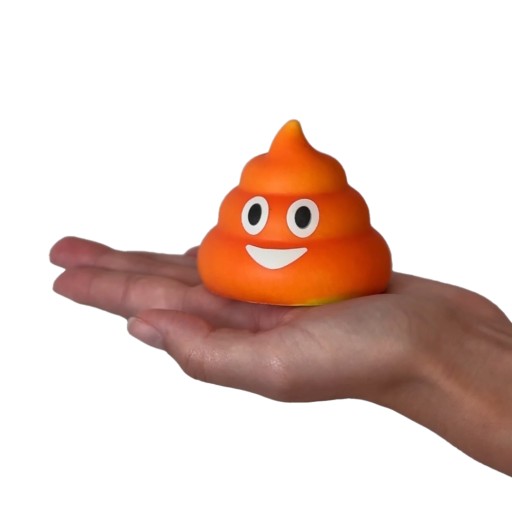 Poo Poo Emoji Antistresová pena, ktorá mení farbu