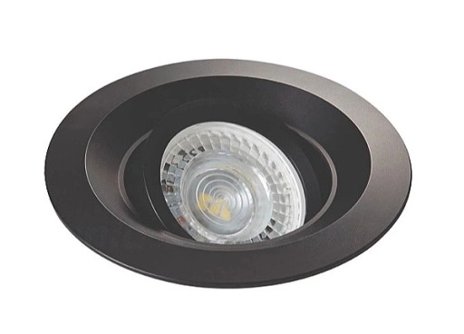 KANLUX Očko Stropné LED pohyblivé svietidlo 10W GU10 Matt Black