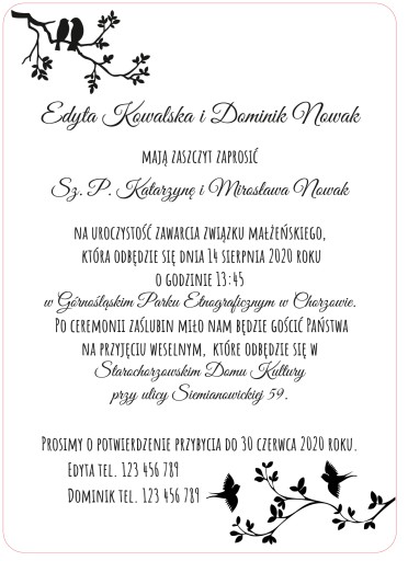 Drevené svadobné oznámenia