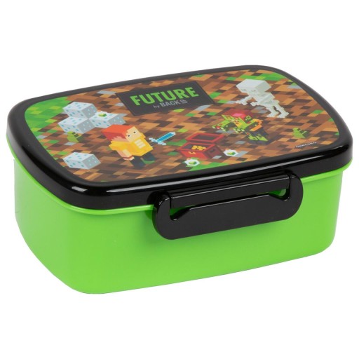 DERFORM ŠKOLSKÝ OBEDOVÝ BOX NÁDOBA NA POTRAVINY Ventilátor Minecraftu
