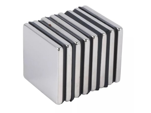 SILNÝ TANIER NEODYMOVÝ MAGNET 10x10x2 10 KS