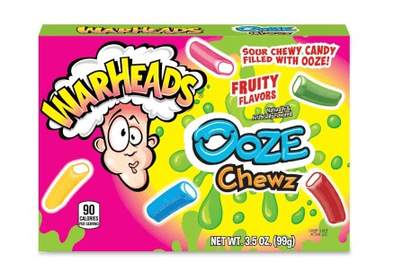 WarHeads Sour Fruit Ooze Chewz 99 g