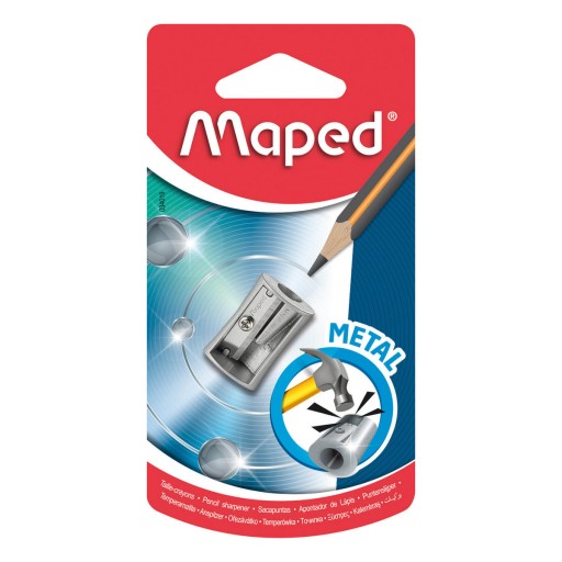 SATELLITE MAPED malé kovové strúhadlo na pastelky