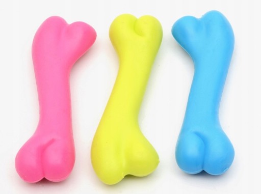 GUMOVÁ HRAČKA PRE PSA, KOSTNÝ ÚSTUP, 12 CM