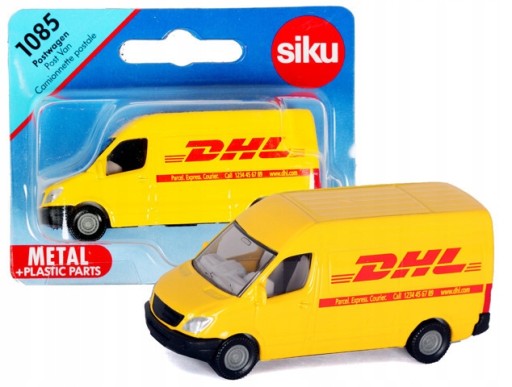 SIKU Bus DHL Mercedes kuriérske auto auto 1085