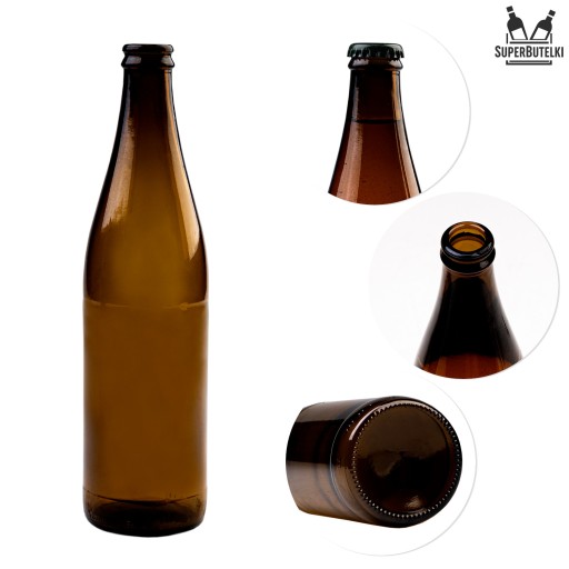 10x PIVNÉ FĽAŠE 500ml domáci pivovar 0,5L
