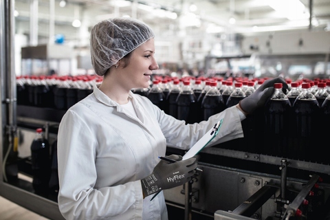 Bezpečnostné pracovné rukavice ANSELL HyFlex 10