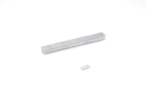 Neodymový tanierový magnet MPŁ 8x4x1 N38 10 ks.