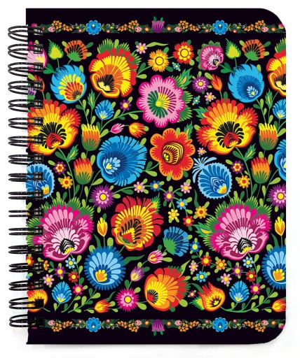ZÁPISNÍK NOTEBOOK ĽUDOVÝ VÝREZ ŁOWICKI
