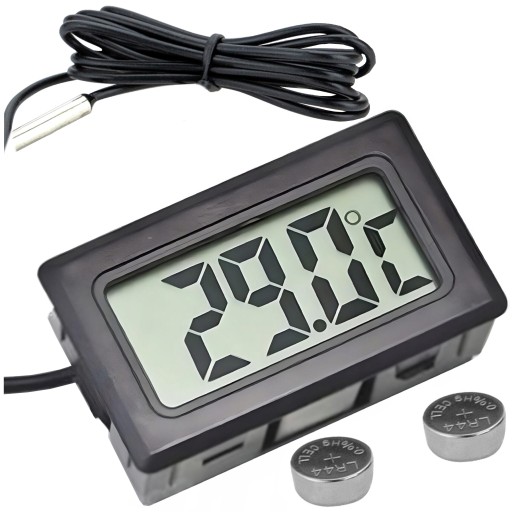 Digitálny LCD teplomer so sondou -50 +110 C