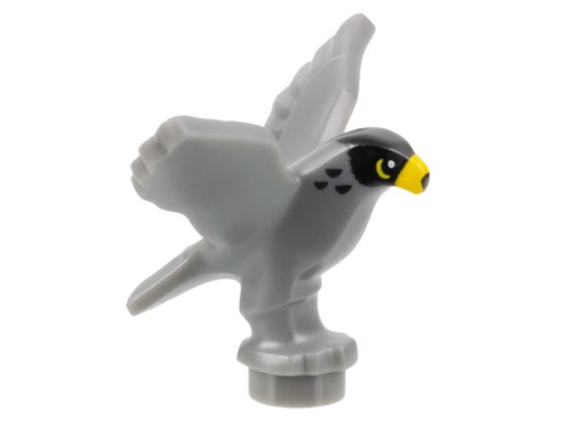 LEGO 2581pb01 FALCON BIRD tmavosivá NOVINKA (1g)