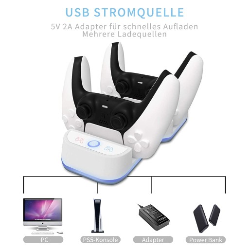 NABÍJAČKA NABÍJACIA DOKOVACIA STANICA PRE 2x PAD PS5