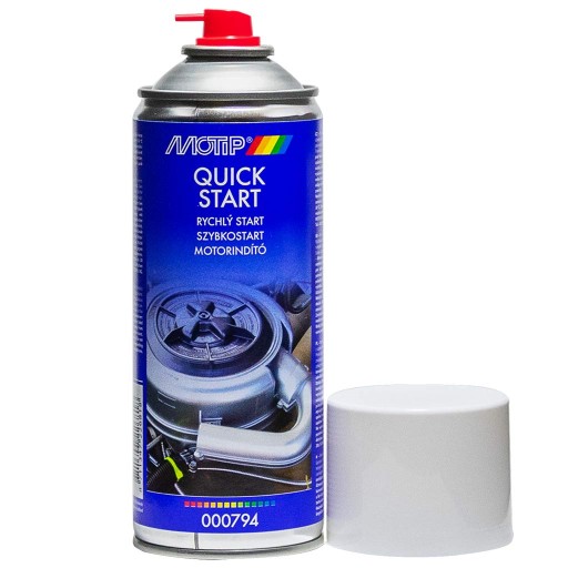 Samoštartovanie pre benzínové a naftové motory Motip 400ml