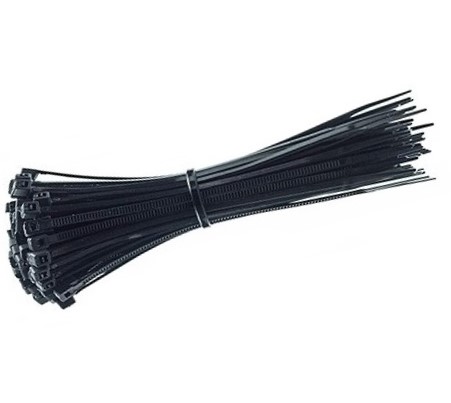 KABELOVÉ VIAZAČKY ČIERNE KABELOVÉ VIAZAČKY 4,8x350 mm 100 ks