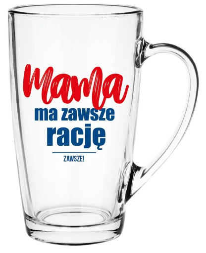 Alex hrnček 400ml Nápis Mom is Right