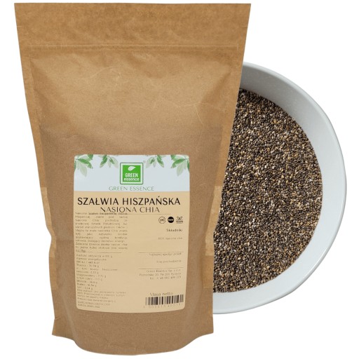 Čerstvá španielska šalvia 500g Chia semienka, čerstvé, prírodné, vysokej kvality