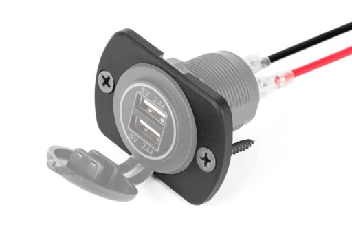 RÁMČEK NA INŠTALÁCIU USB ZÁSUVEK + NAPÁJACÍ KÁBEL