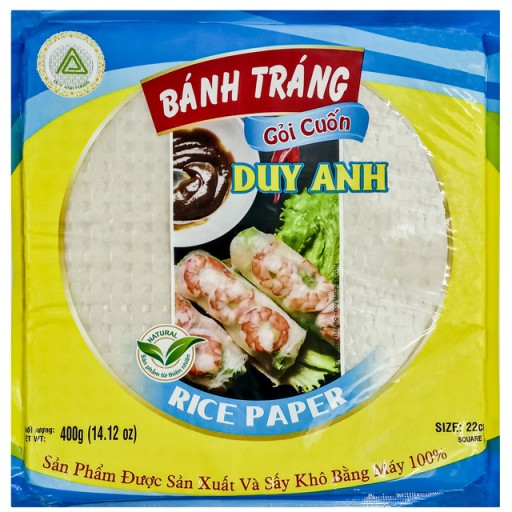 RYŽOVÝ papier 400g NA JARNÉ RULIČKY 22cm PLACHT
