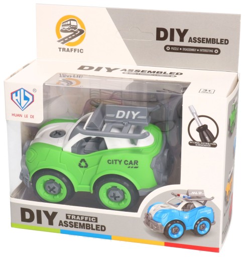 Otáčacie auto LITTLE DIY 4 dizajny! 7294