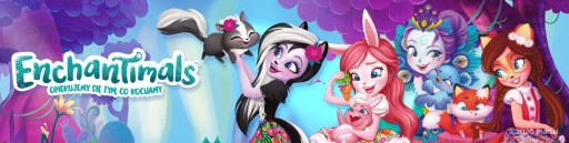 ENCHANTIMALS ZVIERATÁ POSTAVKA SKUNKS KAPAR