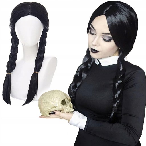 Čierna streda Parochňa Addams Adams z televízneho seriálu Two Braids Wensday