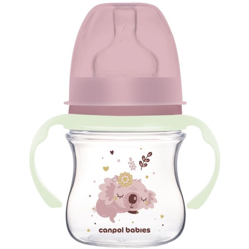 CANPOL ANTI-KOLICKÁ FĽAŠA 120ML cumlík 0m+ SVIETE V TME NA RÚČACH