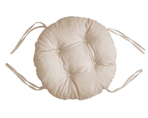Vankúš na stoličku, 35 cm, BÉŽOVÝ KRUH