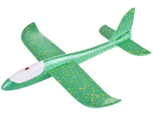Ľahké polystyrénové Plane Glider LED osvetlenie ZA4984