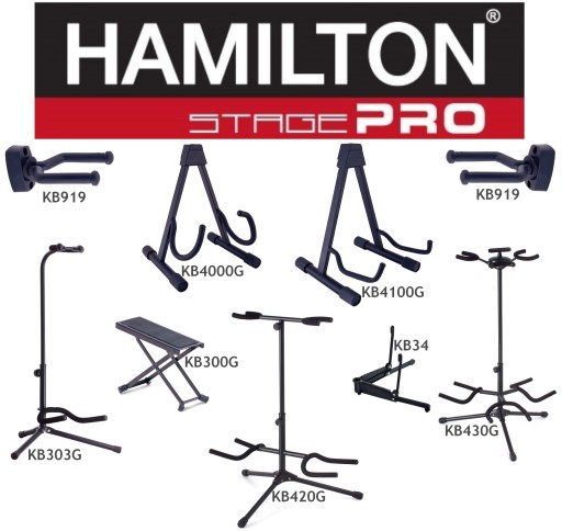 Nástenný držiak na gitaru Hamilton KB919G