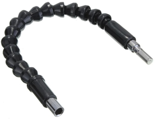 FLEXIBILNÉ NADSTAVENIE PRE SKRUTKOVAČ A ADAPTÉR VŔTAČKY 1/4'' 30CM