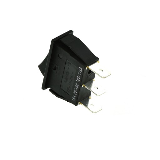 Napätie kolískového vypínača 250V 16A rozmery 30x11 mm Animo