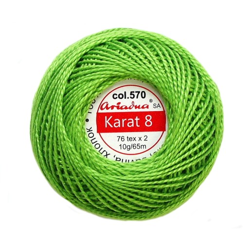 Cordonek Karat 8 zelený 0570 ARIADNA 10g 65m