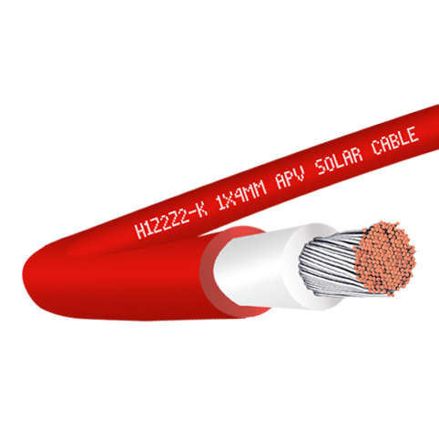 KÁBEL SOLÁRNY ČERVENÝ DRÔT 4mm2
