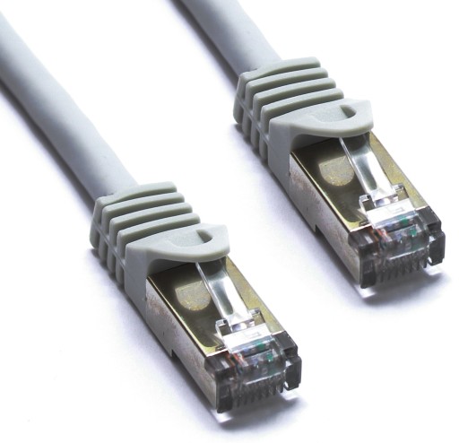 LAN KÁBEL RJ45 CAT 7 S/FTP AWG26 LSZH ŠEDÝ PATCHCORD 5M