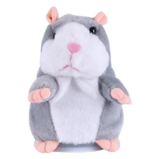 INTERAKTÍVNY HOVORICI HAMSTER TALKER GREY MOckingbird