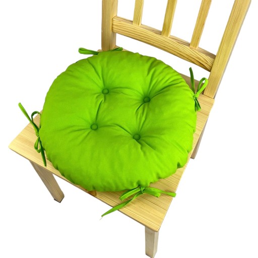 Vankúš na stoličku, 35 cm, SVETLOZELENÝ KRUH