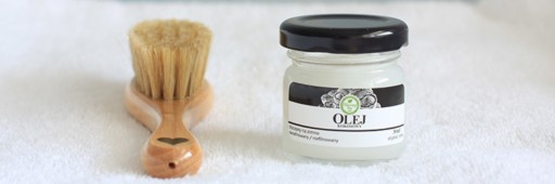 Nerafinovaný kokosový olej lisovaný za studena 30 ml Olejowy Raj