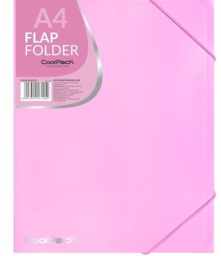 COOLPACK PASTEL A4 ZLOŽKA ZMAZANÝCH SÚBOROV - RUŽOVÁ