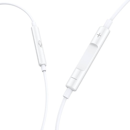 Káblové slúchadlá do uší Vipfan M14, USB-C, 1,1 m biele