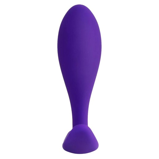 Malý praktický silikónový análny kolík pre začiatočníkov 7,2 CM fialový