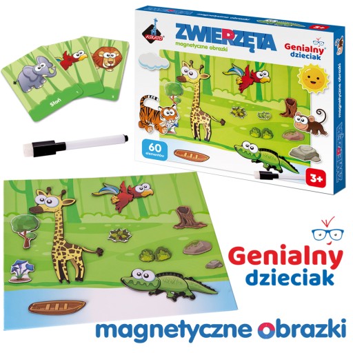 Magnetické puzzle Zvieratá