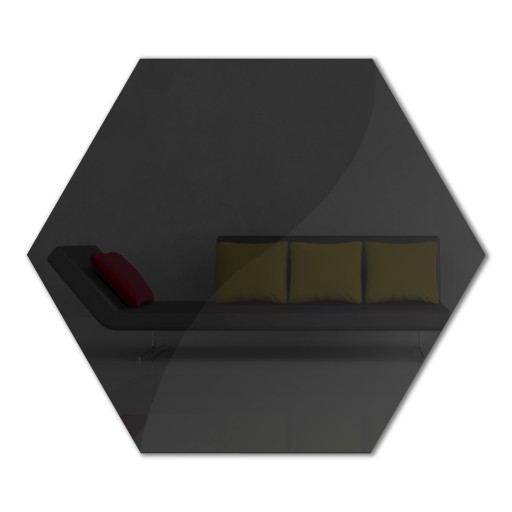 BLACK HEX zrkadlo pre UMENIE! ZARIADITE SI TO, AKO CHCETE!