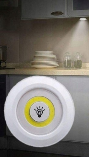 16x LED BATERIOVÁ SAMOLEPIACA DOTYKOVÁ LAMPA