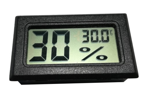 Teplomer vlhkomer Elektronický digitálny LCD
