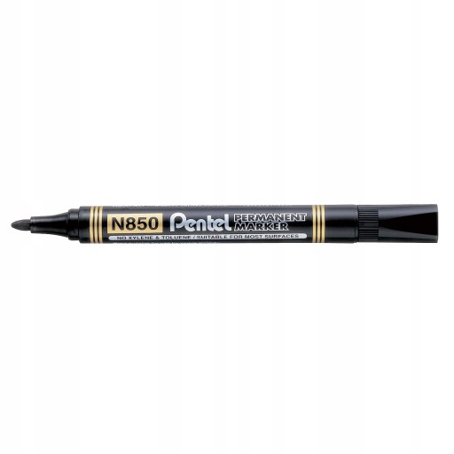 Permanentný popisovač PENTEL N850, okrúhly, čierny