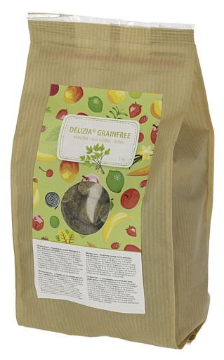 Delizia GrainFree konské maškrty, bylinky, 1 kg