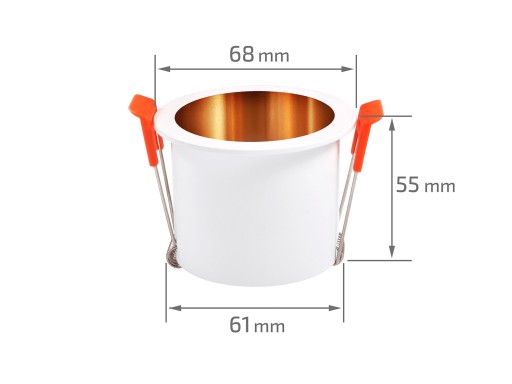 SADA HALOGÉNOVÝCH SVIETIDIEL BIELA + LED 8W + GU10