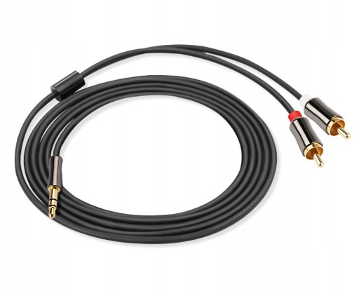 MINI JACK KÁBEL 2x RCA CHINCH STEREO GOLD HQ 3M